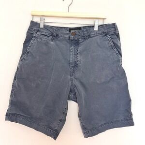 American Eagle Mens Next Level Flex Chino Shorts Navy Blue 9 Inch Inseam
